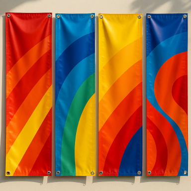 Printed Outdoor Banners.